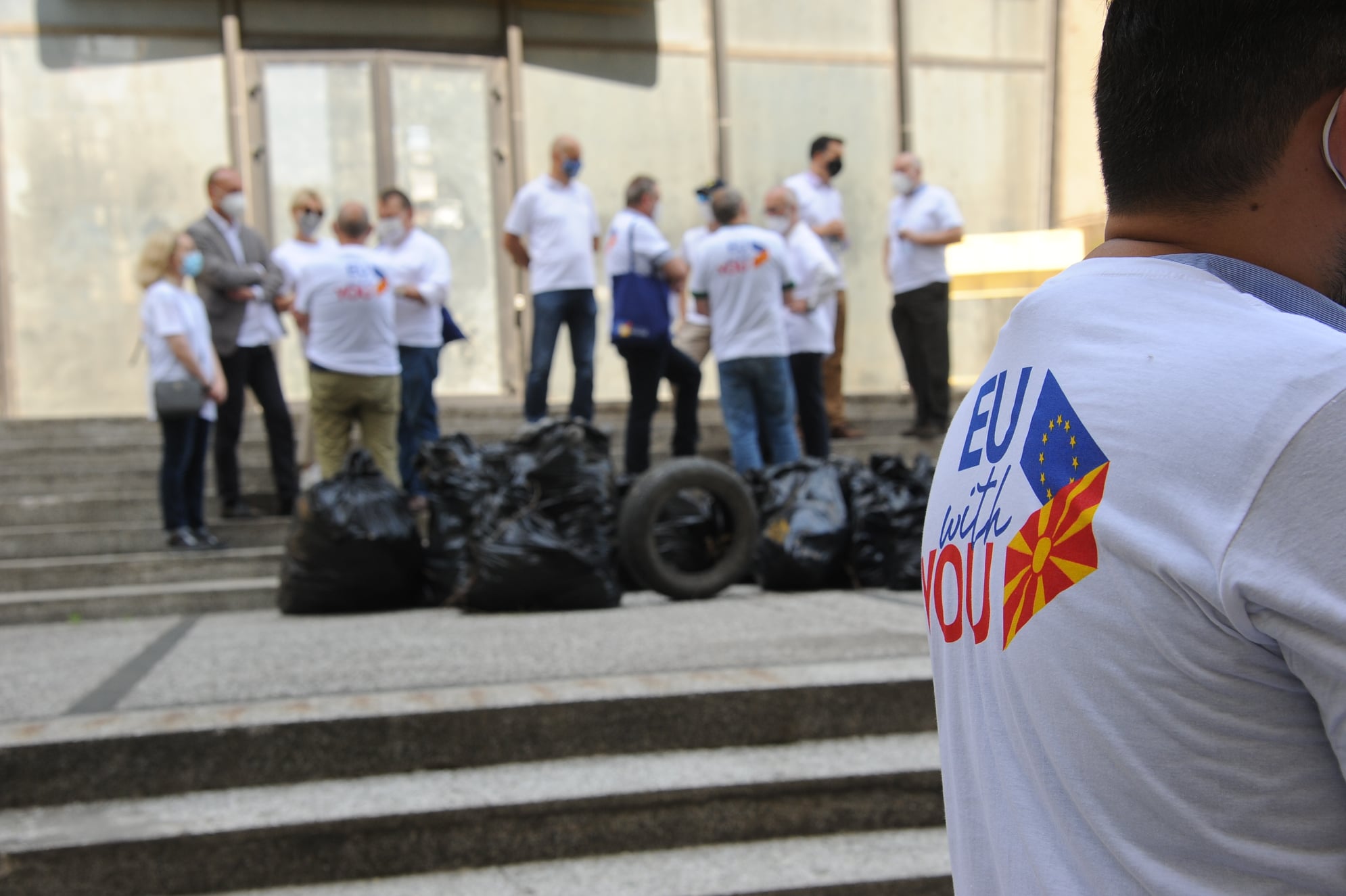Акција за чистење на Главна Пошта