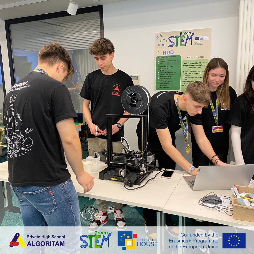 Го одбележавме Денот на планетата Земја во europe house Скопје, како дел од #ErasmusPlus проектот GreenSTEM, во партнерство со Гимназија Алгоритам