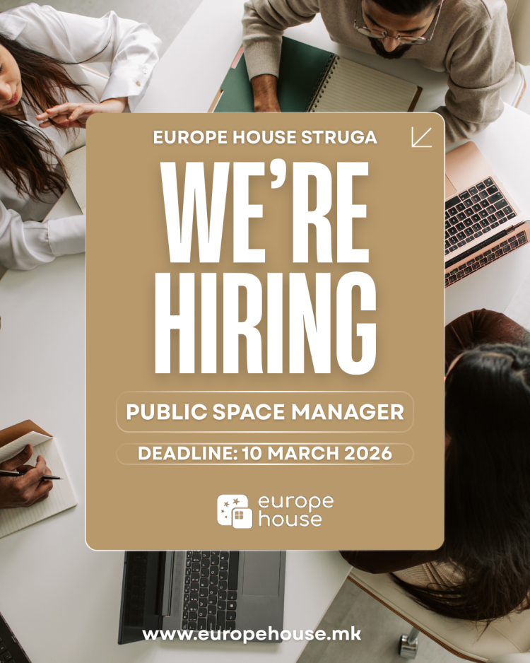 Public Space Manager (Europe House Struga)